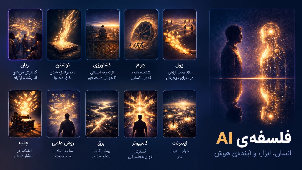 فلسفه‌ی AI — انسان، ابزار، و آینده‌ی هوش